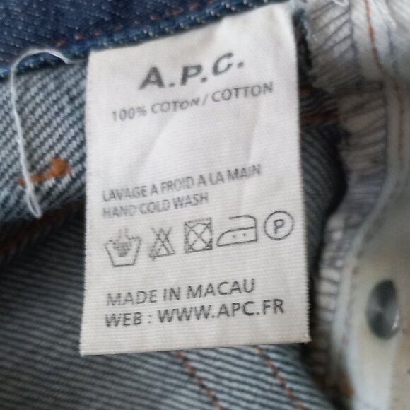 A.P.C. selvedge jeans petit standard size 29 - Picture 15 of 16